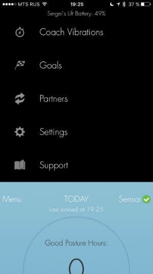 Скриншот приложения Lumo Lift