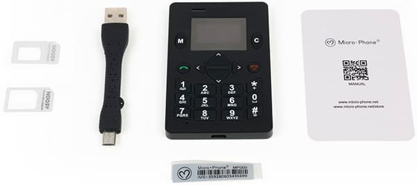 Комплектация телефона Micro-phone