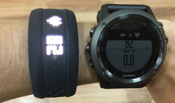 Mio Fuse и Garmin Fenix 3