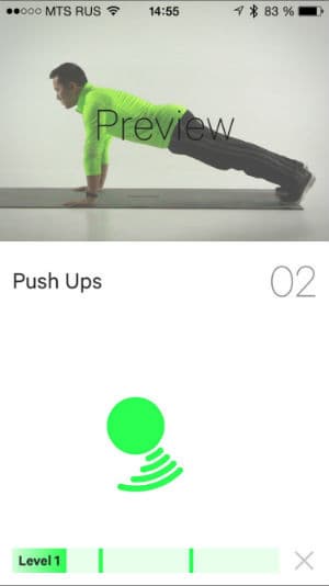 Скриншот приложения Moov 7 Minutes+