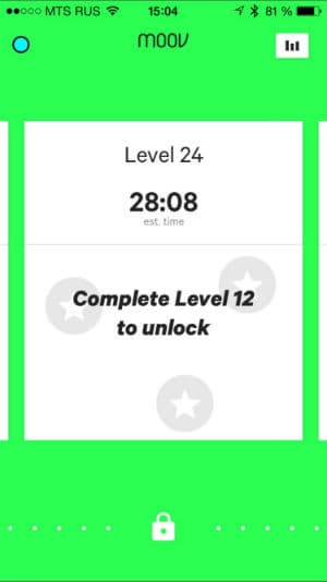 Скриншот приложения Moov 7 Minutes+