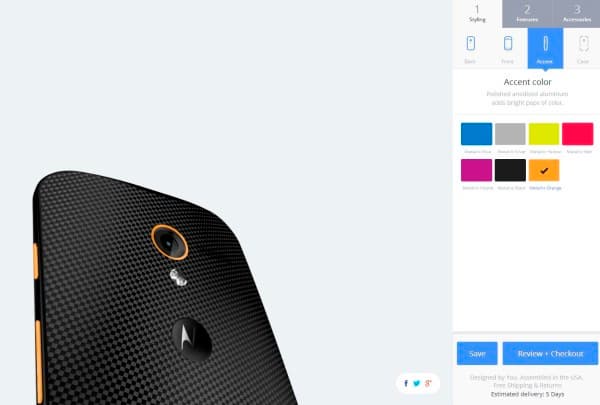 Создание дизайна смартфона Motorola Moto X