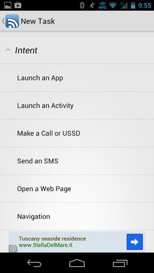 Назначение действий меткам в AnyTAG NFC Launcher Назначение действий меткам в AnyTAG NFC Launcher