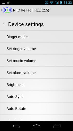Назначение действий меткам в NFC ReTAG FREE Назначение действий меткам в NFC ReTAG FREE