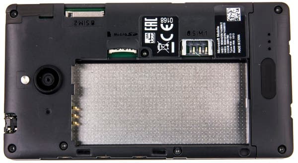 Коробка смартфона Nokia X2