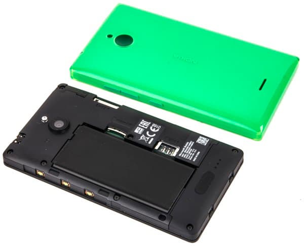 Коробка смартфона Nokia X2