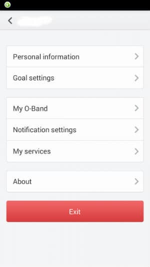 Скриншот приложения Oppo O-Band