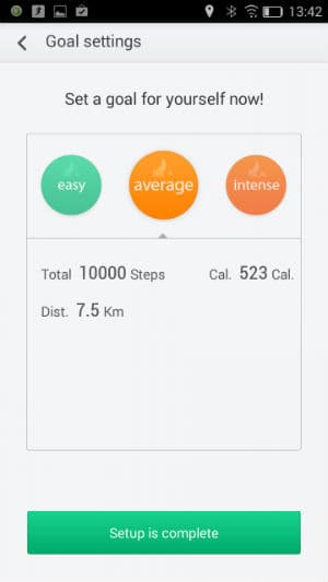 Скриншот приложения Oppo O-Band