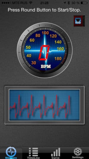 Скриншот с умных часов Pebble