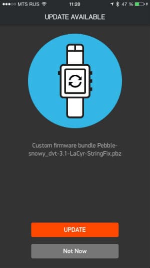 Скриншот с iPhone 6