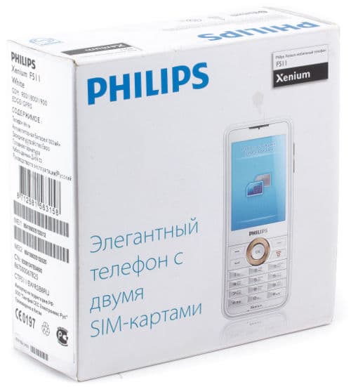 мобильный телефон Philips Xenium F511
