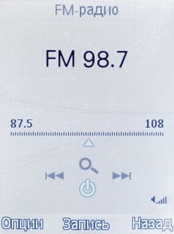 мобильный телефон Philips Xenium F511, интерфейс