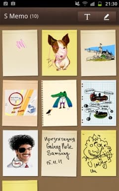 Galaxy Note, S Memo