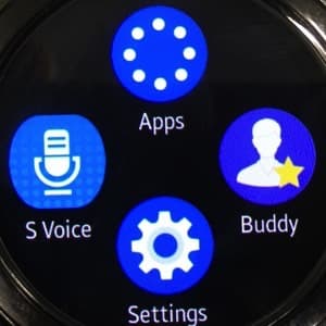 Снимок экрана Samsung Gear S2