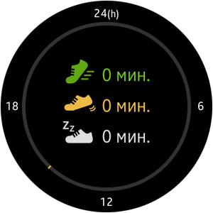 Снимок экрана Samsung Gear S2