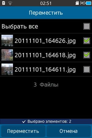 Скриншот Samsung Wave Y