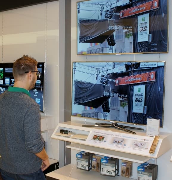 Галерея Samsung — 3D стенд