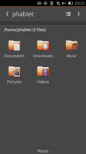 Скриншот Ubuntu Touch