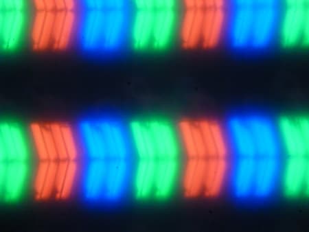 ЖК-монитор Acer XR382CQK, Микрофотографии матрицы