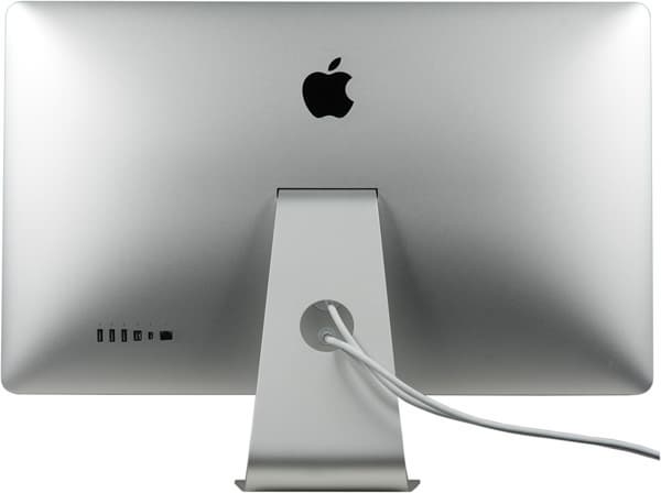 ЖК-монитор Apple Thunderbolt Display, вид сзади ЖК-монитор Apple Thunderbolt Display, вид сзади