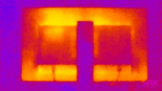 ЖК-монитор Asus MG278Q. Нагрев задней панели