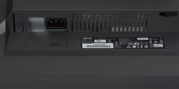 ЖК-монитор Asus MG28UQ, разъемы