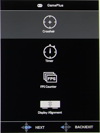 ЖК-монитор Asus MG28UQ, меню установок