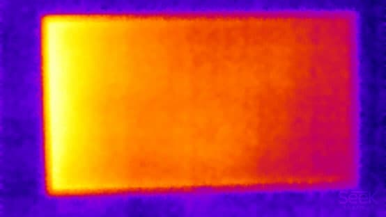 ЖК-монитор Asus MG28UQ. Нагрев спереди