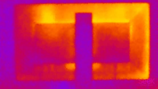 ЖК-монитор Asus MG28UQ. Нагрев задней панели