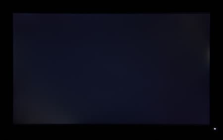 ЖК-монитор Asus PA238Q, распределение яркости черного поля по площади экрана