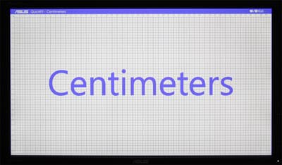 ЖК-монитор Asus PA238Q, сантиметровая сетка