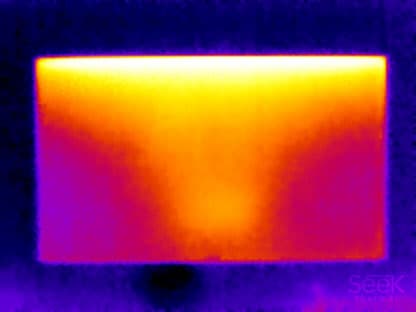 ЖК-монитор Asus PA328Q. Нагрев спереди