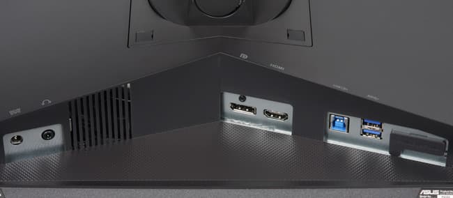 ЖК-монитор Asus PG248Q, разъемы