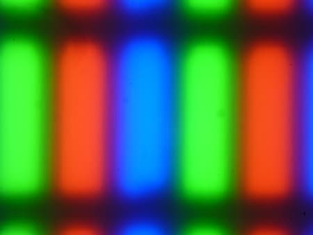 ЖК-монитор Asus PG258Q, Микрофотографии матрицы