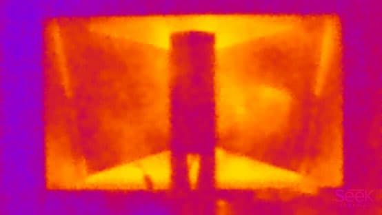 ЖК-монитор Asus PG279Q. Нагрев задней панели