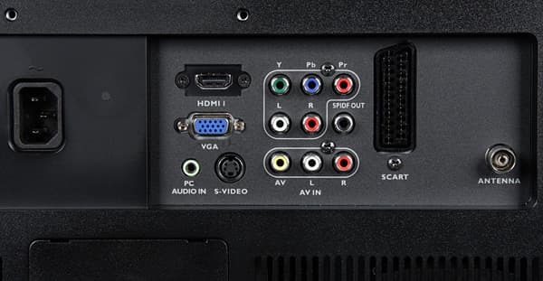 ЖК-монитор BenQ E24-5500, разъемы