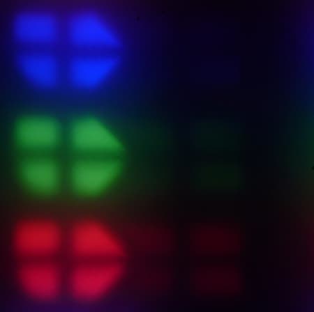 ЖК-монитор BenQ EW2440L, Микрофотографии матрицы