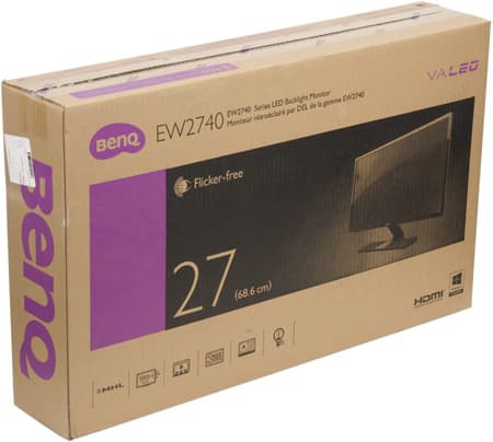 ЖК-монитор BenQ EW2740L, коробка