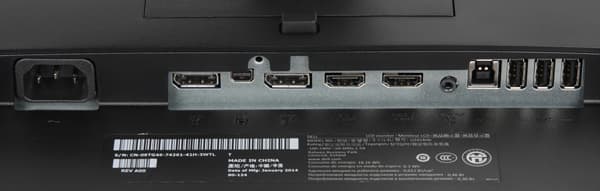 ЖК-монитор Dell UltraSharp U2414H, разъемы