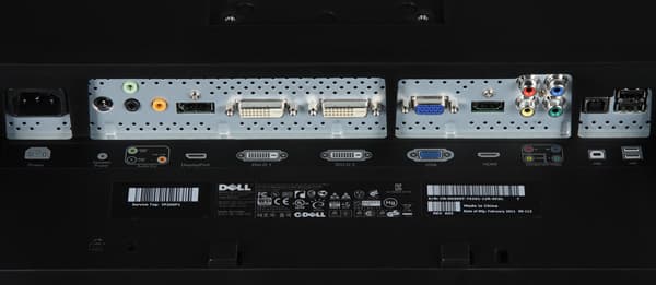 ЖК-монитор Dell UltraSharp U2711, Разъемы