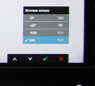 ЖК-монитор Dell UltraSharp U3415W, меню установок