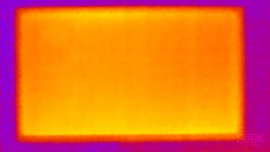 ЖК-монитор Eizo FlexScan EV2736W. Нагрев спереди