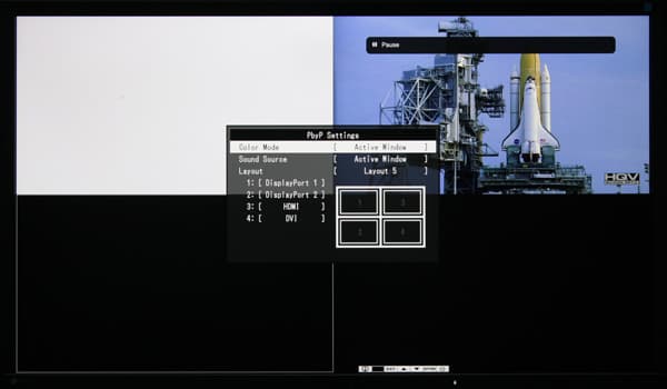ЖК-монитор Eizo FlexScan EV3237, меню установок