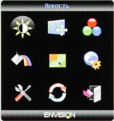 ЖК-монитор Envision H2776MHAL, меню установок