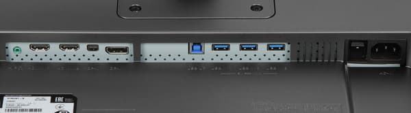 ЖК-монитор LG 31MU97, разъемы