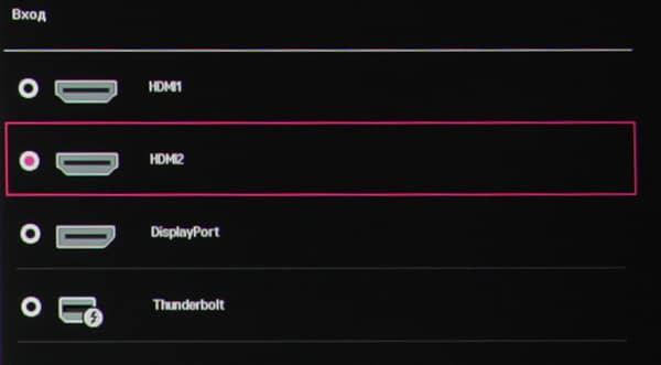 ЖК-монитор LG 34UC97, меню установок