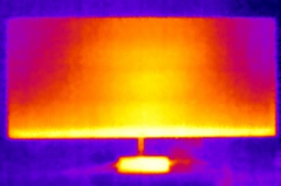 ЖК-монитор LG 34UC97. Нагрев спереди