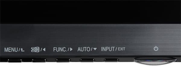 ЖК-монитор LG D2343P, контрольная панель