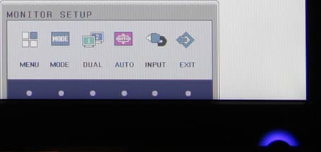 ЖК-монитор LG IPS235T, меню установок