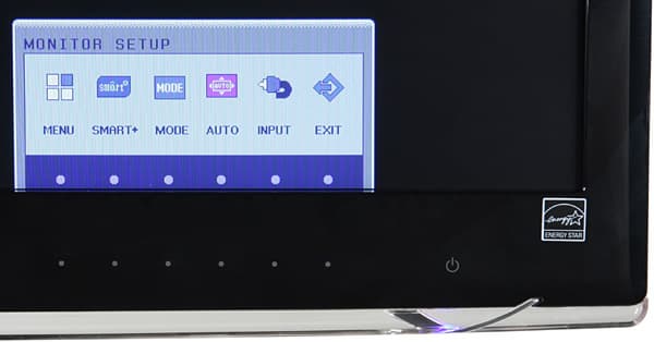 ЖК-монитор LG IPS236V, кнопки управления